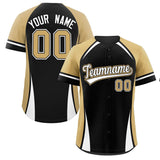 Custom Personalized Color Block Authentic Baseball Jersey Big Size
