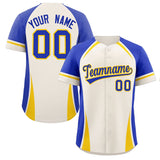Custom Personalized Color Block Authentic Baseball Jersey Big Size