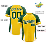 Custom Personalized Color Block Authentic Baseball Jersey Big Size