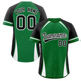 Custom Personalized Color Block Authentic Baseball Jersey for Men