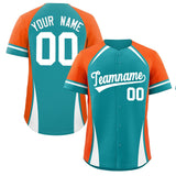Custom Personalized Color Block Authentic Baseball Jersey Big Size