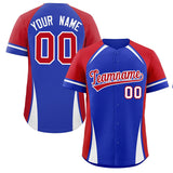 Custom Personalized Color Block Authentic Baseball Jersey 