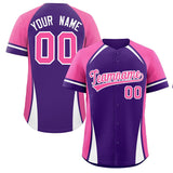Custom Personalized Color Block Authentic Baseball Jersey 