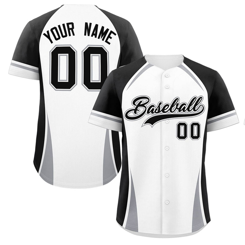 Custom Color Block Authentic Baseball Jersey Personalized Your Style