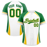 Custom Color Block Authentic Baseball Jersey Personalized Name/Number