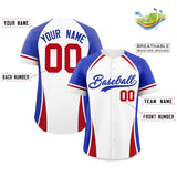 Custom Color Block Authentic Baseball Jersey Personalized Big Size
