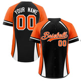 Custom Color Block Authentic Baseball Jersey Personalized Big Size