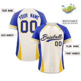 Custom Color Block Authentic Baseball Jersey Personalized Logo