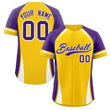 Custom Color Block Authentic Baseball Jersey Personalized Big Size