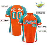 Custom Color Block Authentic Baseball Jersey Personalized Name/Number