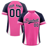Custom Color Block Authentic Baseball Jersey Personalized Name/Number