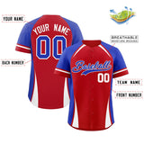Custom Color Block Authentic Baseball Jersey Personalized Logo