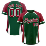 Custom Color Block Authentic Baseball Jersey Personalized Logo