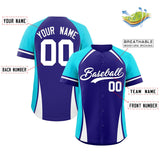 Custom Color Block Authentic Baseball Jersey Personalized Big Size