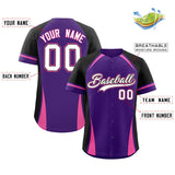 Custom Color Block Authentic Baseball Jersey Personalized Name/Number