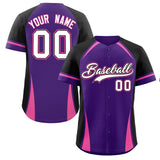 Custom Color Block Authentic Baseball Jersey Personalized Name/Number