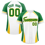 Custom Name/Number Personalized Color Block Authentic Baseball Jersey