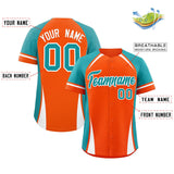 Custom Name/Number Personalized Color Block Authentic Baseball Jersey