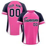 Custom Name/Number Personalized Color Block Authentic Baseball Jersey
