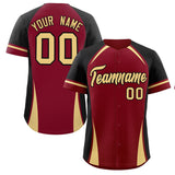 Custom Personalized Color Block Authentic Baseball Jersey for Adults
