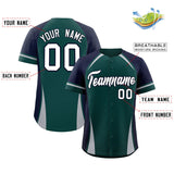 Custom Name/Number Personalized Color Block Authentic Baseball Jersey