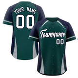 Custom Name/Number Personalized Color Block Authentic Baseball Jersey