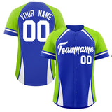 Custom Name/Number Personalized Color Block Authentic Baseball Jersey