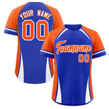 Custom Name/Number Personalized Color Block Authentic Baseball Jersey