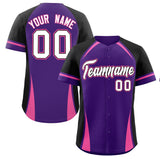 Custom Name/Number Personalized Color Block Authentic Baseball Jersey