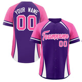 Custom Personalized Color Block Authentic Baseball Jersey for Adults