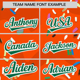 Custom Orange Ice Cream Cone Graffiti Pattern Fashion Authentic Baseball Jersey