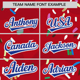 Custom Red Ice Cream Cone Graffiti Pattern Fashion Authentic Baseball Jersey