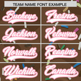 Custom Brown Ice Cream Cone Graffiti Pattern Fashion Authentic Baseball Jersey