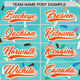 Custom Bright Green Ice Cream Cone Graffiti Pattern Fashion Authentic Baseball Jersey