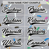 Custom Gray Ice Cream Cone Graffiti Pattern Fashion Authentic Baseball Jersey