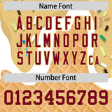 Custom Khaki Ice Cream Cone Graffiti Pattern Fashion Authentic Baseball Jersey