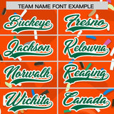 Custom Orange Ice Cream Cone Graffiti Pattern Fashion Authentic Baseball Jersey