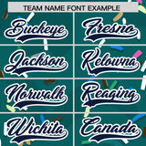 Custom Aqua Ice Cream Cone Graffiti Pattern Fashion Authentic Baseball Jersey