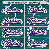 Custom Aqua Ice Cream Cone Graffiti Pattern Fashion Authentic Baseball Jersey