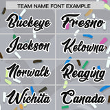 Custom Gray Ice Cream Cone Graffiti Pattern Fashion Authentic Baseball Jersey