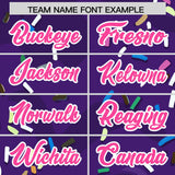 Custom Purple Ice Cream Cone Graffiti Pattern Fashion Authentic Baseball Jersey