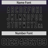 VVHL Custom Purple Black Gradient Fashion Authentic Baseball Jersey
