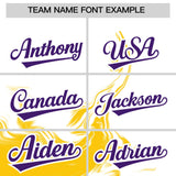 Custom White Gold Personalized Ink Pattern Authentic Baseball Jersey