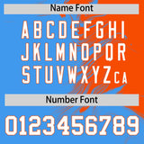 Custom Orange Powder Blue Personalized Ink Pattern Authentic Baseball Jersey