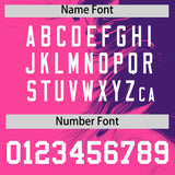 Custom Purple Pink Personalized Ink Pattern Authentic Baseball Jersey