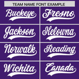 Custom Purple Classic Style Authentic Baseball Jersey