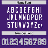Custom Purple Classic Style Authentic Baseball Jersey