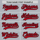 Custom Gray Classic Style Authentic Baseball Jersey