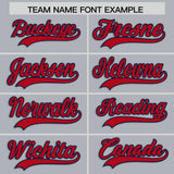 Custom Gray Classic Style Authentic Baseball Jersey