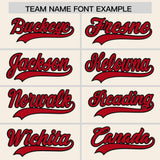 Custom Cream Classic Style Authentic Baseball Jersey